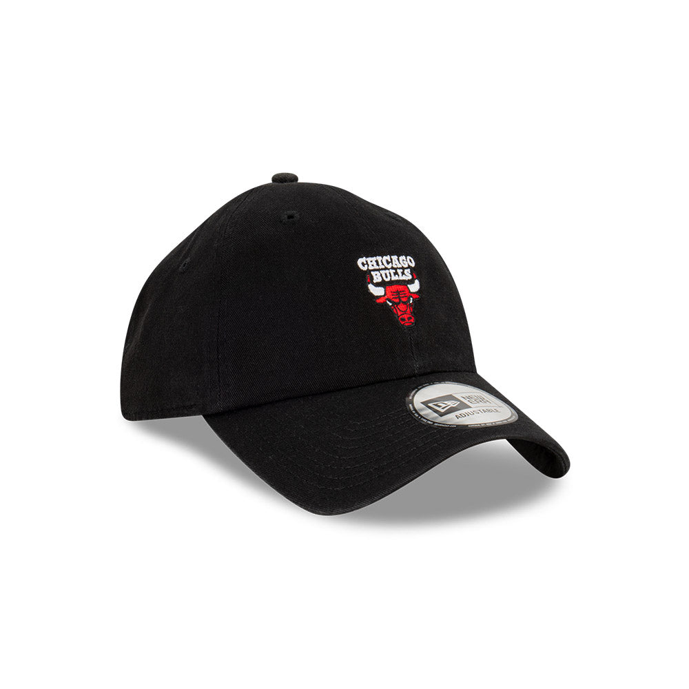 Chicago Bulls Hat - Black Mini Logo Casual Classic Strapback - New Era