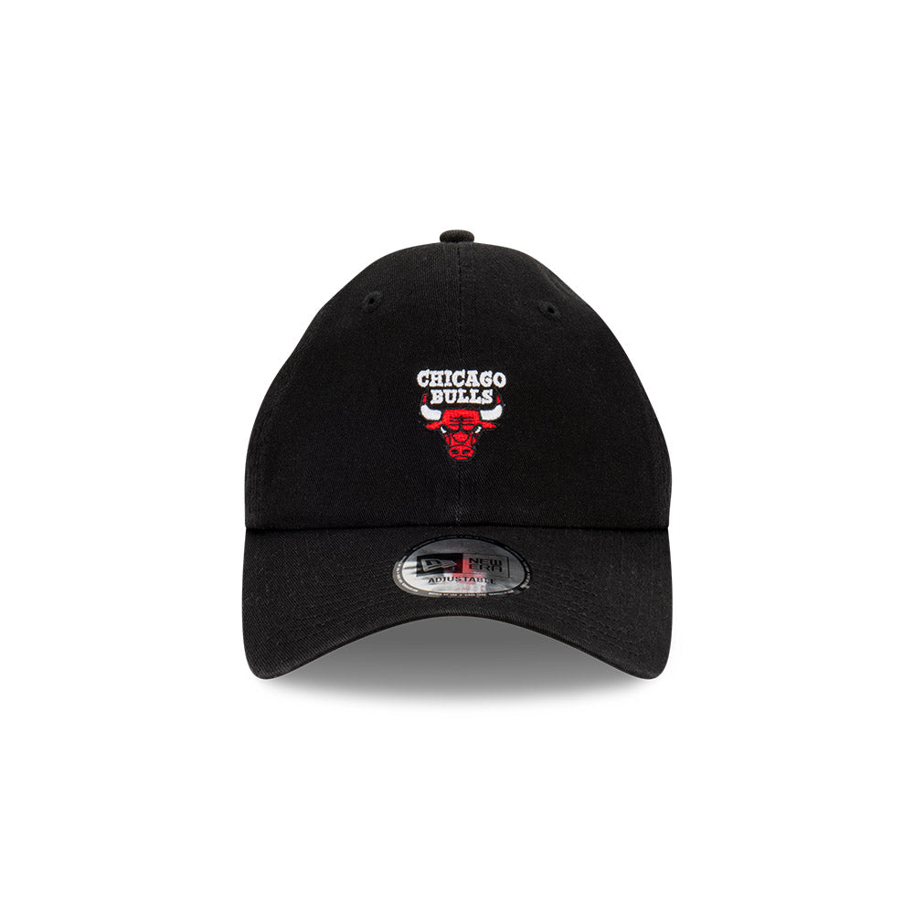 Chicago Bulls Hat - Black Mini Logo Casual Classic Strapback - New Era