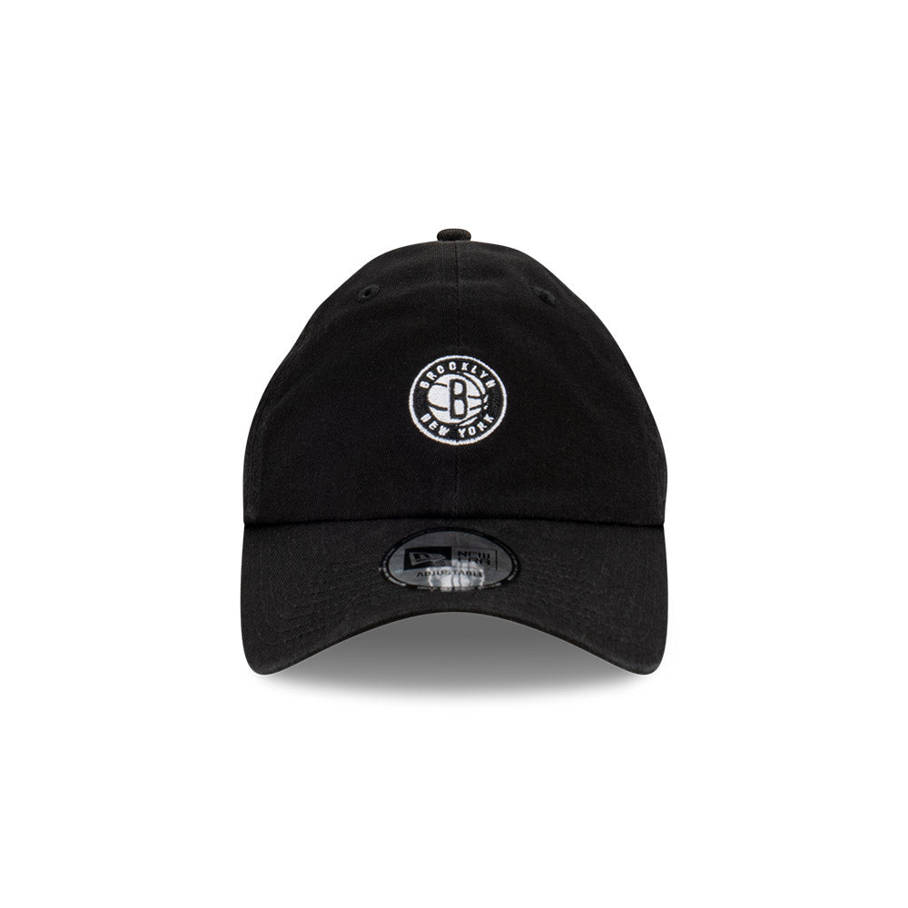 Brooklyn Nets Hat - Black Mini Logo Casual Classic Strapback - New Era