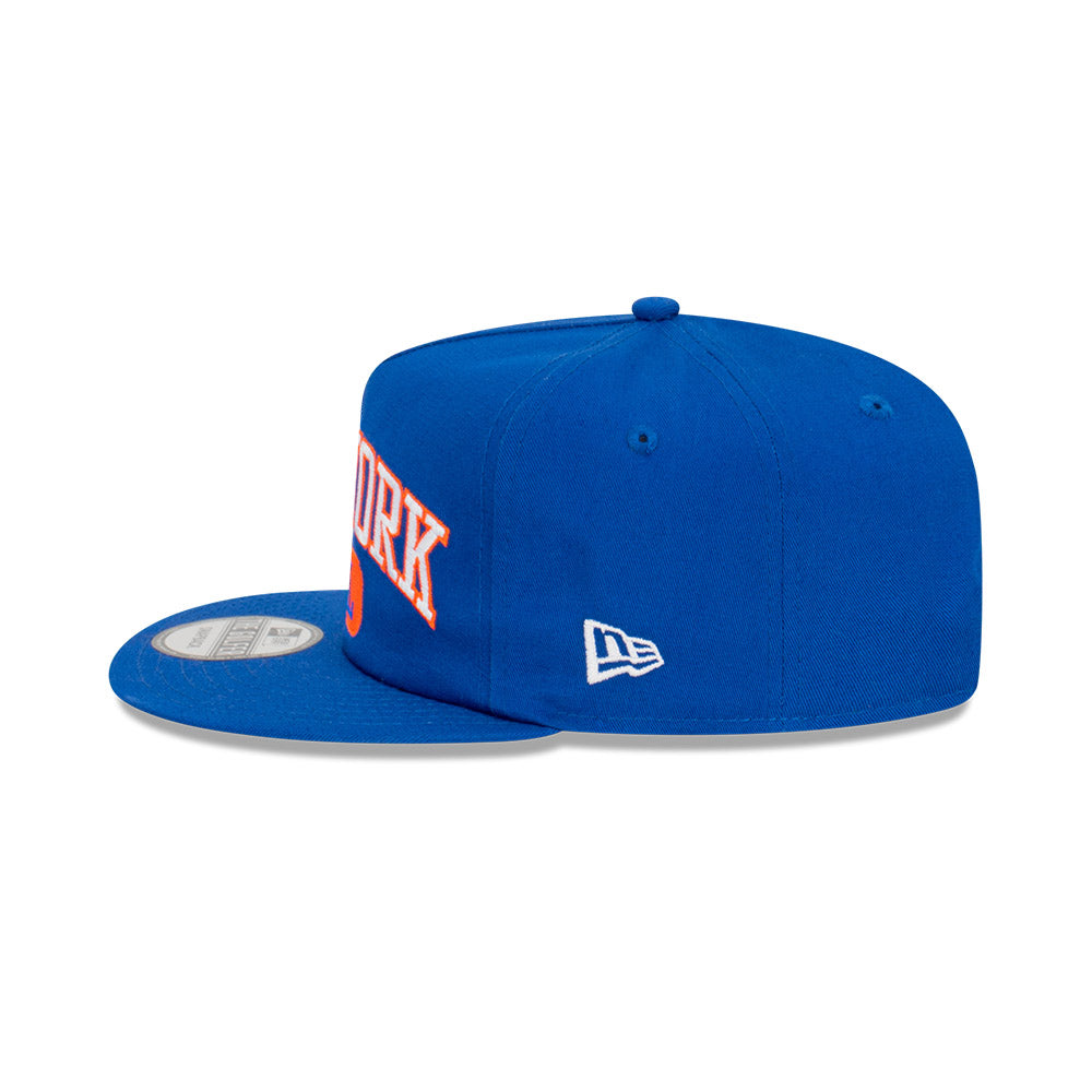 New York Knicks Hat - Majestic Blue XXL Golfer Snapback - New Era