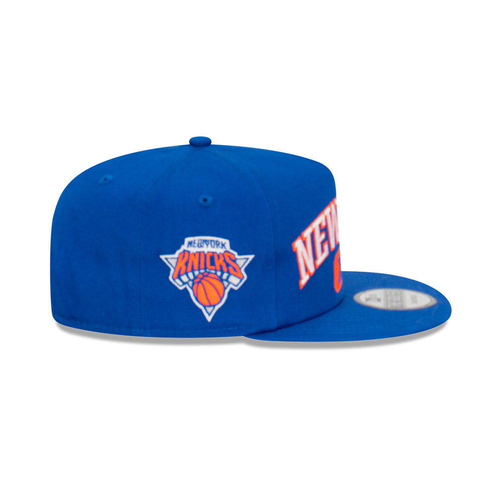 New York Knicks Hat - Majestic Blue XXL Golfer Snapback - New Era
