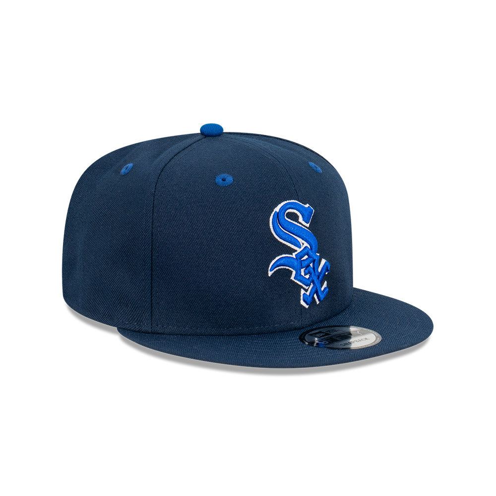 Mens Chicago White Sox New Era Blue Stone Comiskey Park Inaugural Year  Undervisor 59FIFTY Fitted Hat