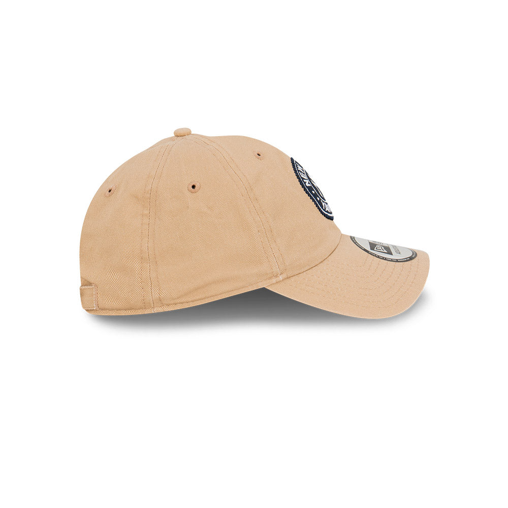 New York Yankees Hat - Camel Sealed Logo Casual Classic Strapback - New Era