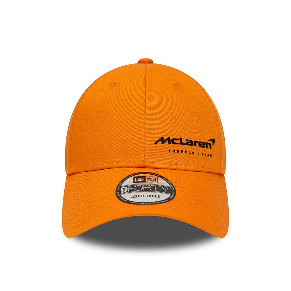 McLaren F1 Racing Hat - Orange Flawless 9Forty Snapback - New Era
