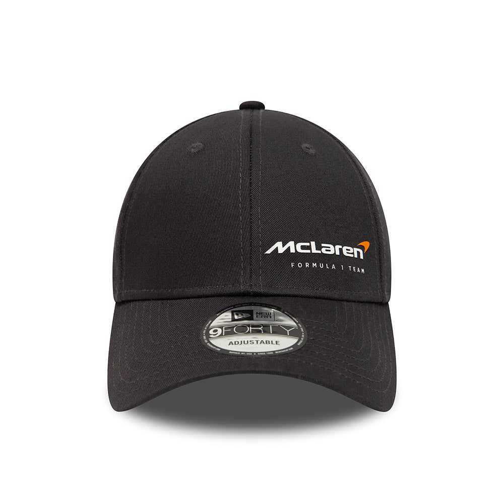 McLaren F1 Racing Hat - Dark Grey Flawless 9Forty Snapback - New Era