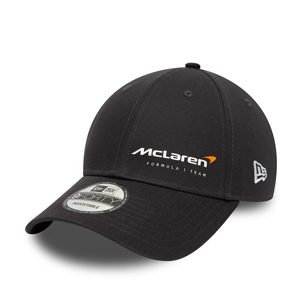 McLaren F1 Racing Hat - Dark Grey Flawless 9Forty Snapback - New Era