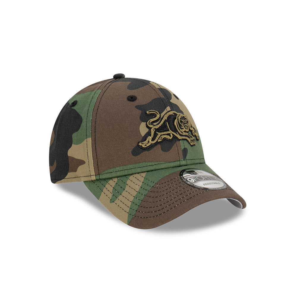 Penrith Panthers Hat - Camo 9Forty Snapback NRL 2023 - New Era