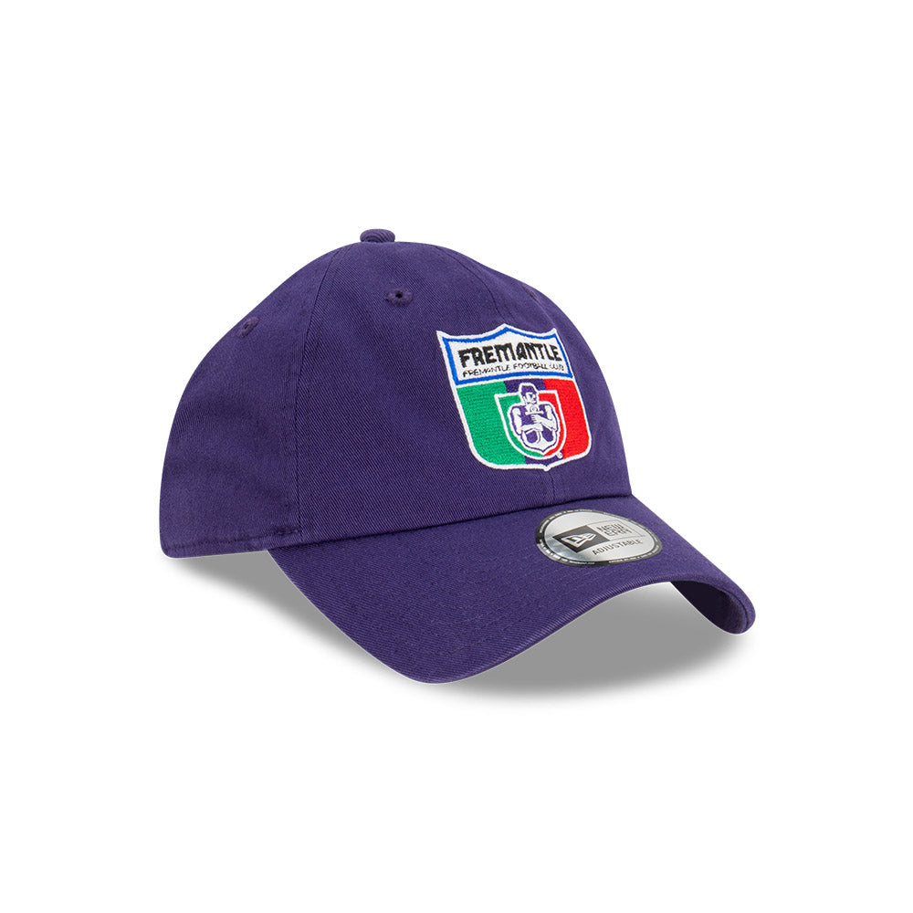 Fremantle Dockers Hat - 2023 AFL Purple Retro Casual Classic Strapback - New Era