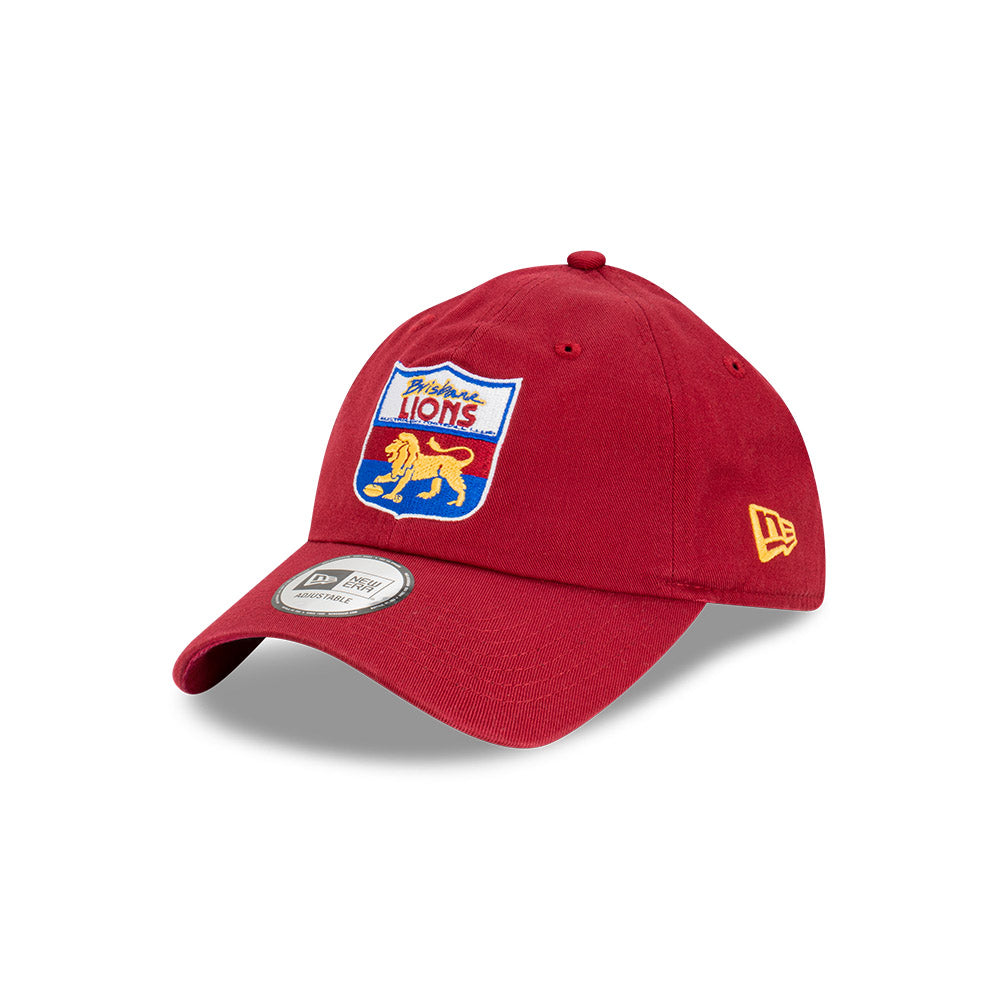 Brisbane Lions Hat - 2023 AFL Hot Cardinal Retro Casual Classic Strapback - New Era