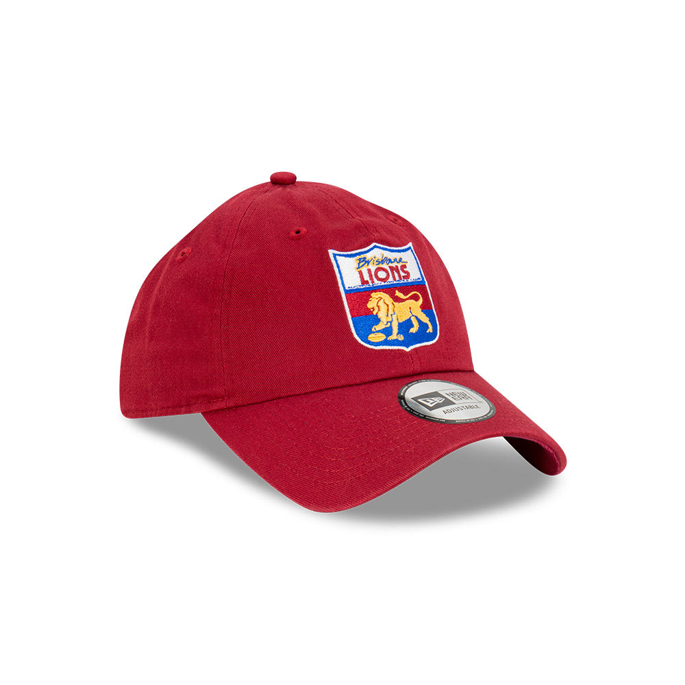 Brisbane Lions Hat - 2023 AFL Hot Cardinal Retro Casual Classic Strapback - New Era