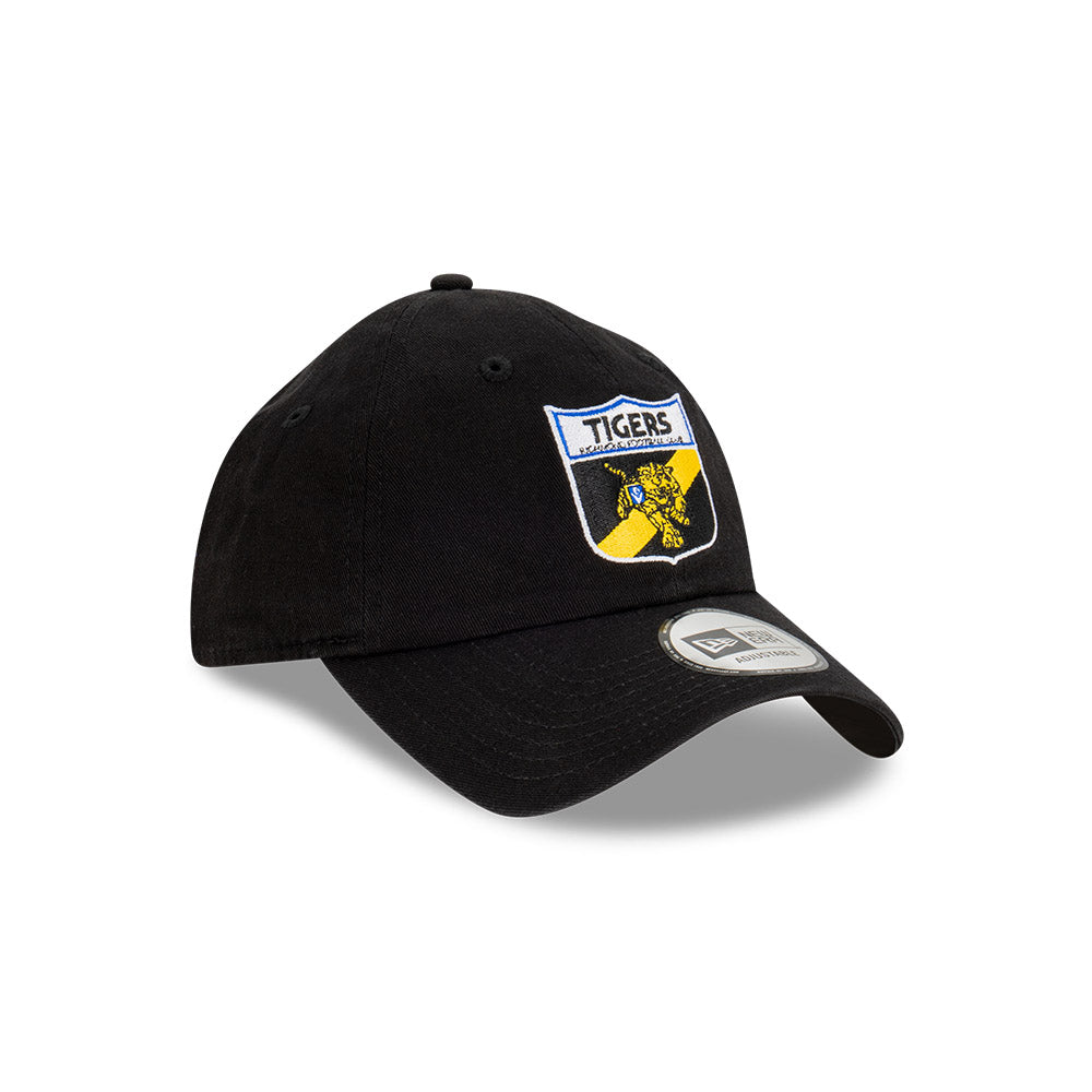 Richmond Tigers Hat - 2023 AFL Black Retro Casual Classic Strapback - New Era