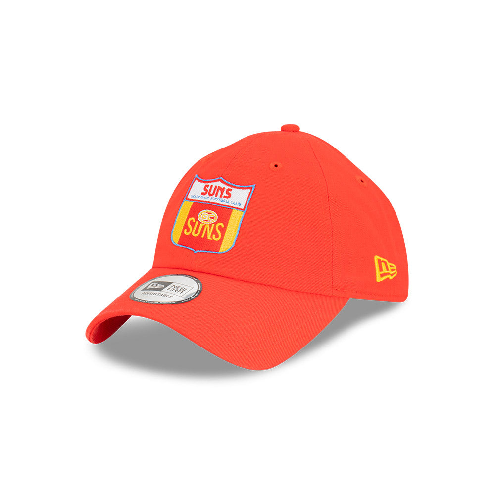 Gold Coast Suns Hat - 2023 AFL Orange Retro Casual Classic Strapback - New Era