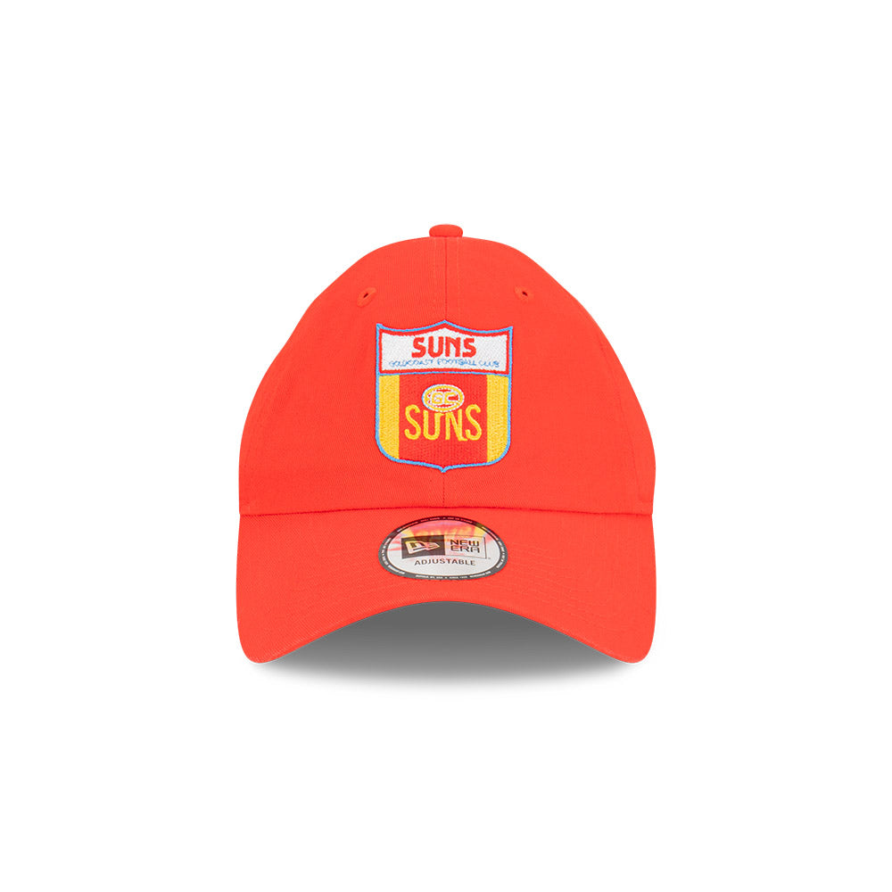 Gold Coast Suns Hat - 2023 AFL Orange Retro Casual Classic Strapback - New Era