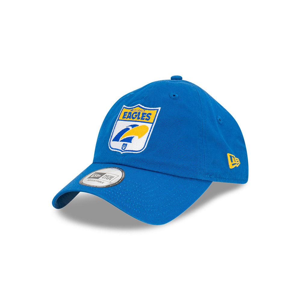 West Coast Eagles Hat - 2023 AFL Blue Retro Casual Classic Strapback - New Era