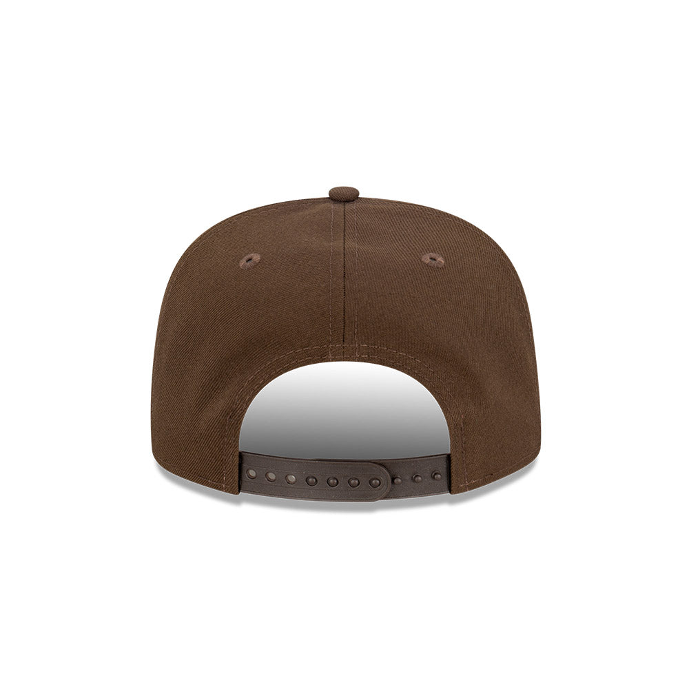 Hawthorn Hawks Hat - 2023 AFL Brown Tall Text The Golfer Snapback - New Era