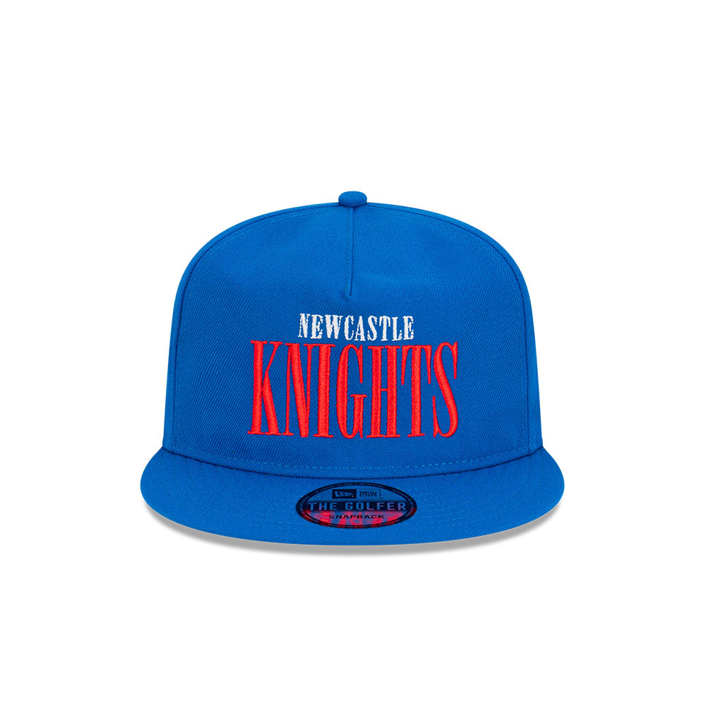 Newcastle Knights Hat - 2023 NRL Blue Tall Text The Golfer - New Era