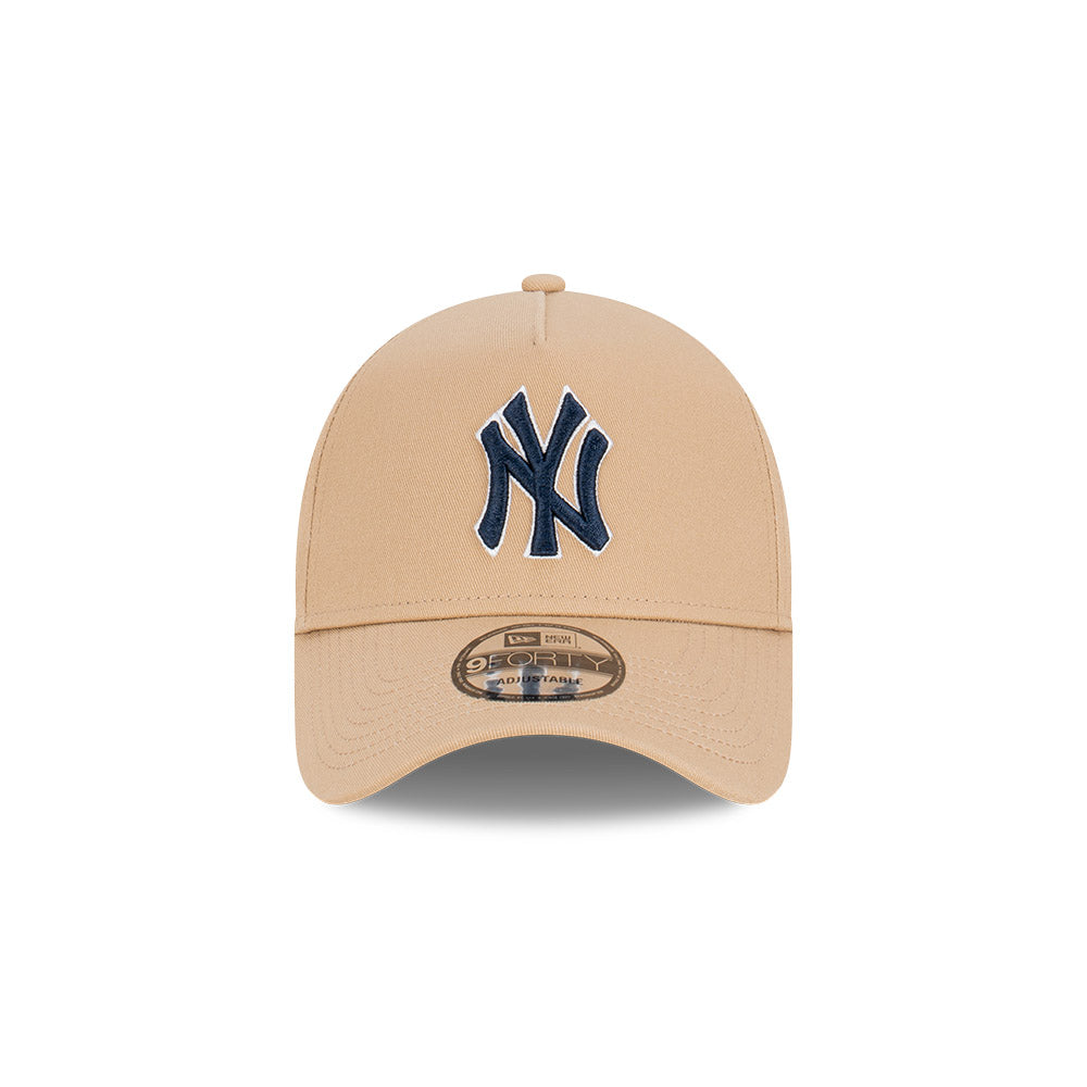 New York Yankees Hat - Camel World Series Side Hit A-Frame Snapback - New Era