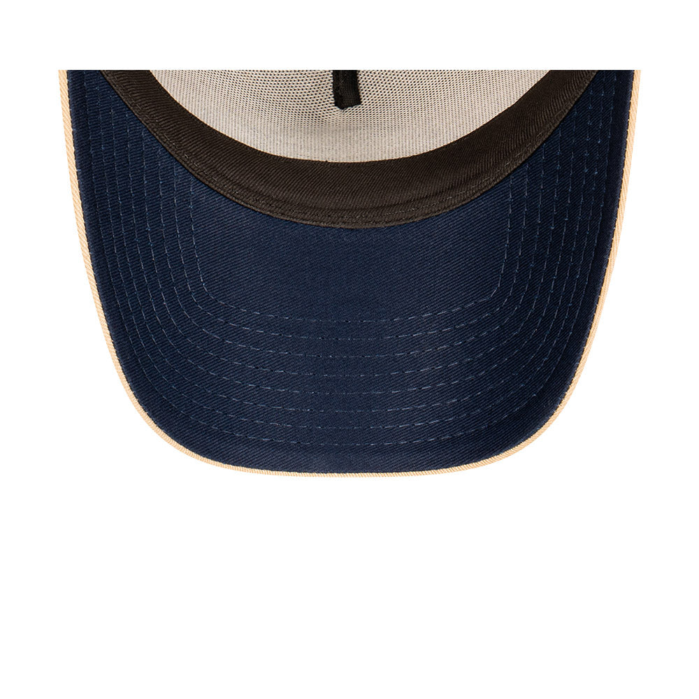 Las Vegas Raiders Hat - Camel Inaugural Season Side Hit A-Frame Snapback - New Era