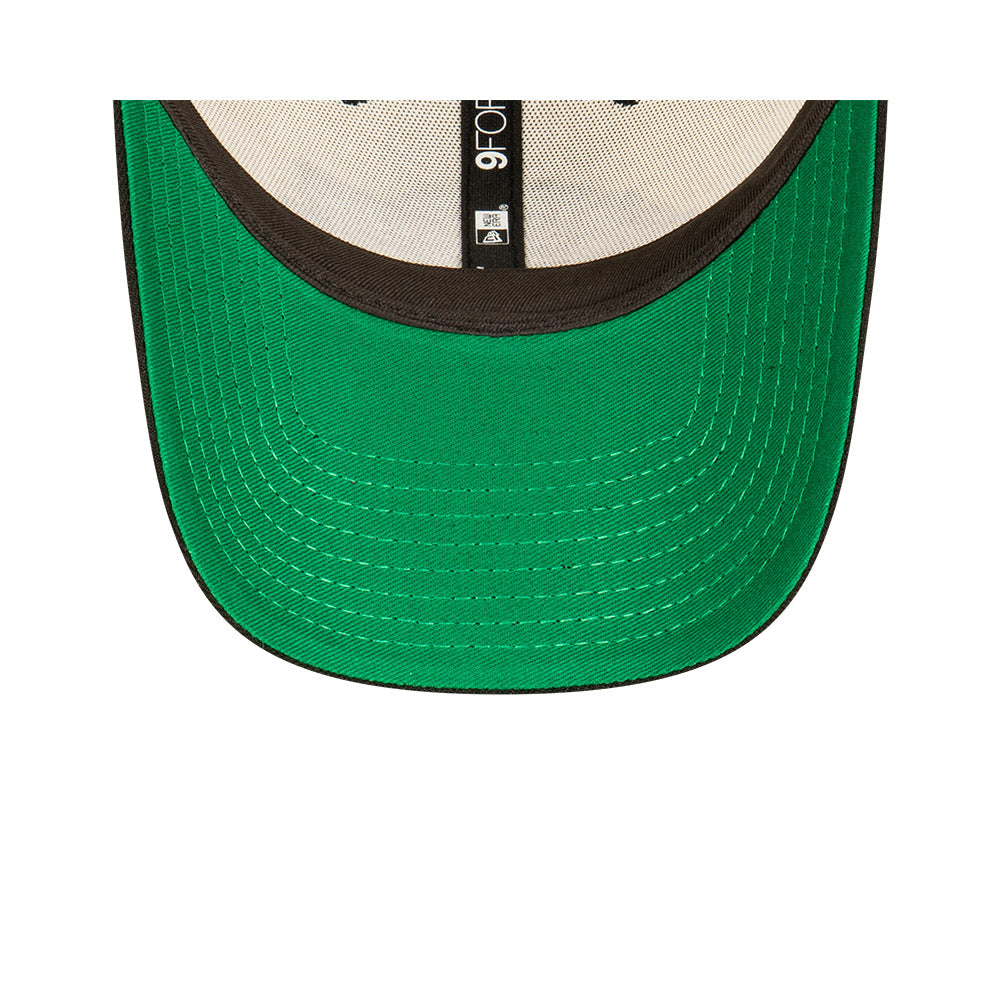 Boston Celtics Hat - Chrome White & Black 9Forty NBA Snapback - New Era
