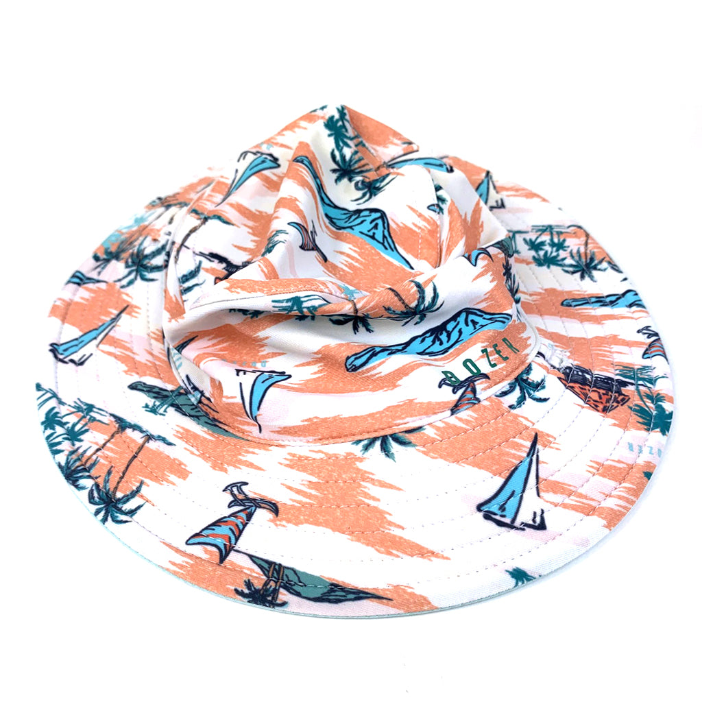 Dozer Baby Boys Bucket Swim Hat Mint Tiwi