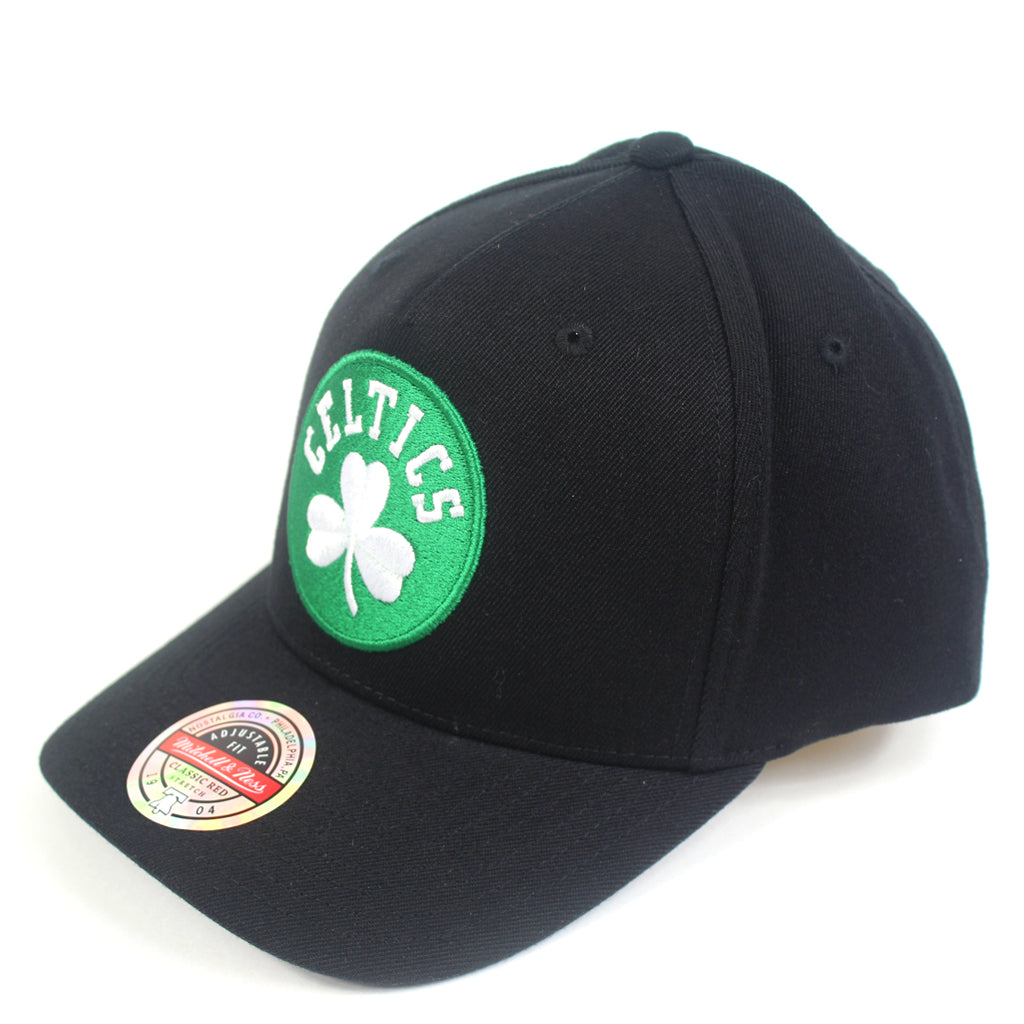 Mitchell & Ness Boston Celtics Black Colour Logo Redline Snapback