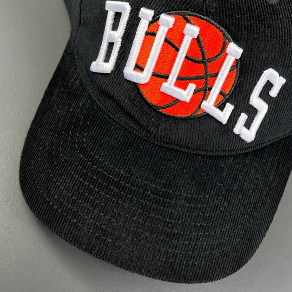 Chicago Bulls Hat Black NBA Cord Arch Snapback Mitchell & Ness