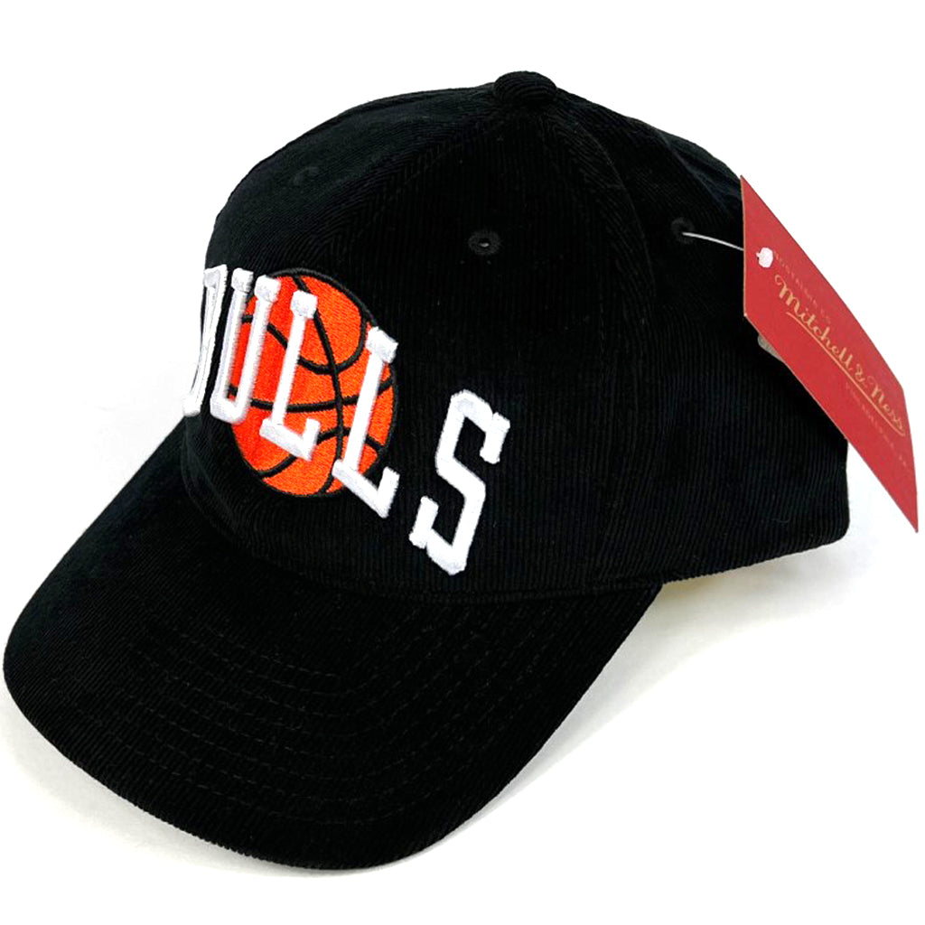 Chicago Bulls Hat Black NBA Cord Arch Snapback Mitchell & Ness