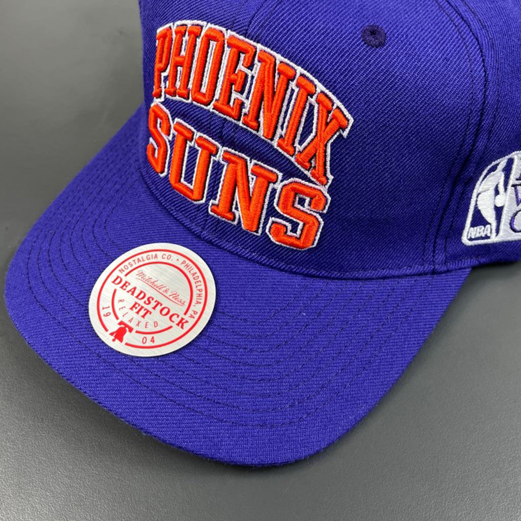 Phoenix Suns Hat Purple Vintage Ivy Arch Deadstock Snapback Mitchell & Ness