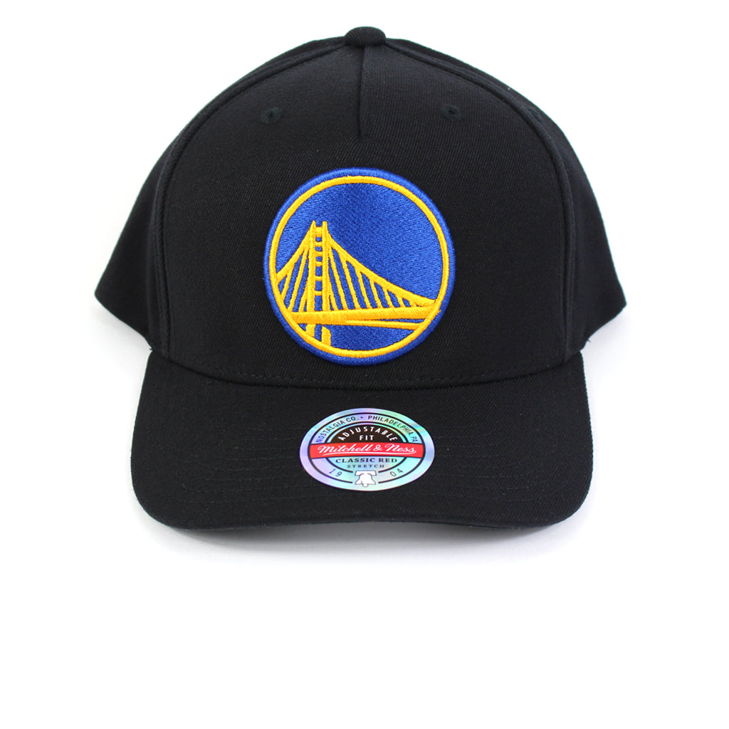 Mitchell & Ness Golden State Warriors Black Colour Logo Redline Snapback