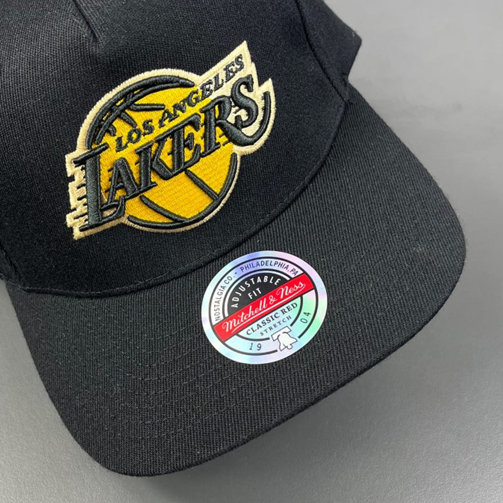 LA Lakers Hat Black Diamond One Redline Snapback Mitchell & Ness