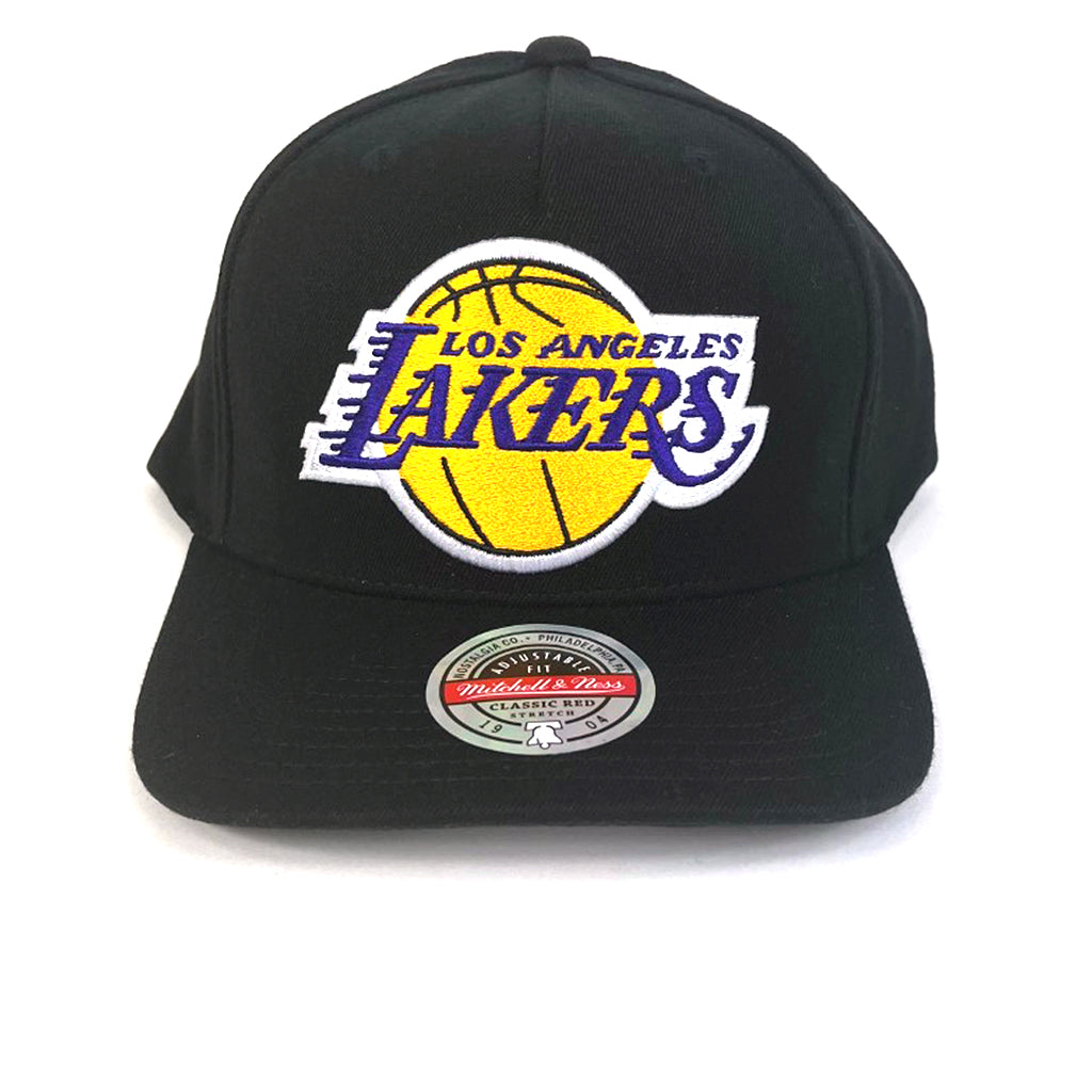 LA Lakers 'Classic Red' Snapback Hat by Mitchell & Ness (Khaki)