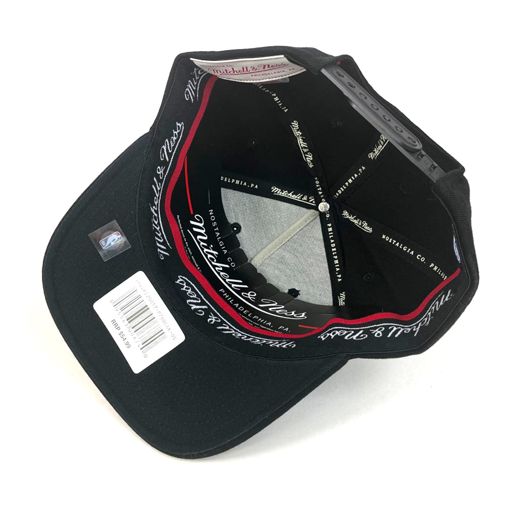 LA Lakers Hat Black With Colour Logo Redline Snapback Mitchell Ness