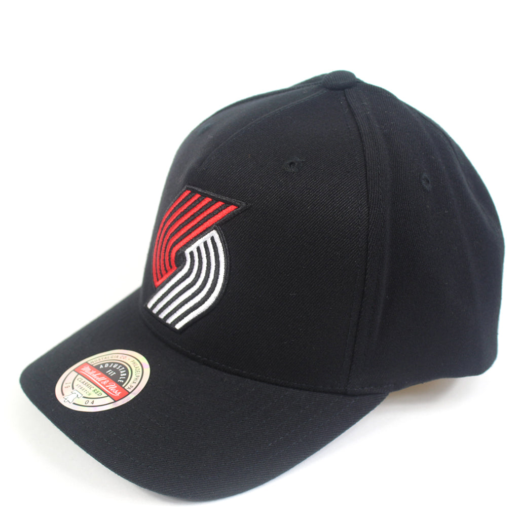 Mitchell & Ness Portland Trail Blazers Black Colour Logo Redline Snapback