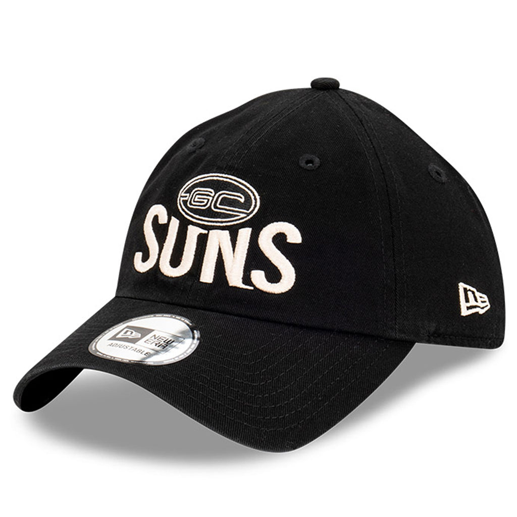 Gold Coast Suns Hat - 2022 AFL Black Stone Casual Classic - New Era