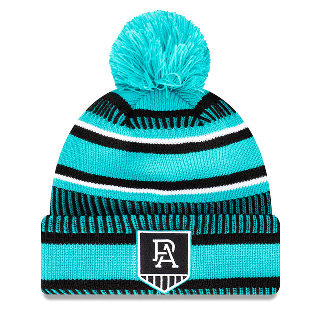 Port Adelaide Power Beanie 2022 AFL Established Date Pom Knit New Era