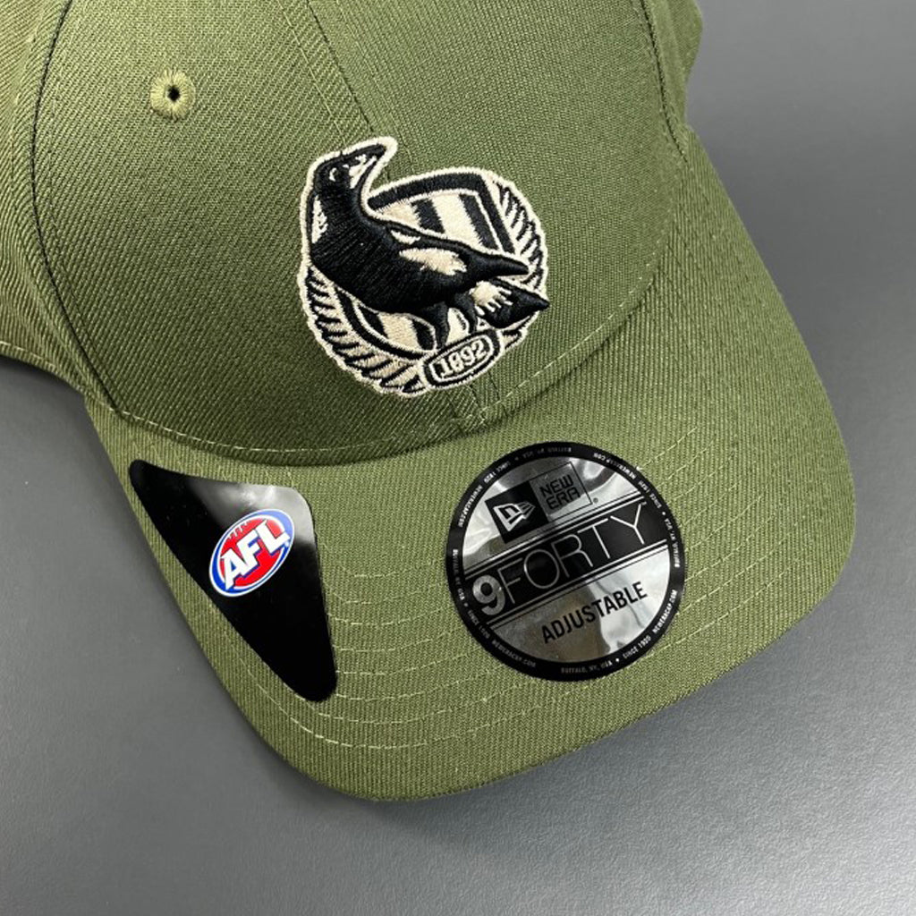 Melbourne Storm Hat - 2022 NRL Olive Stone Black 9Forty - New Era