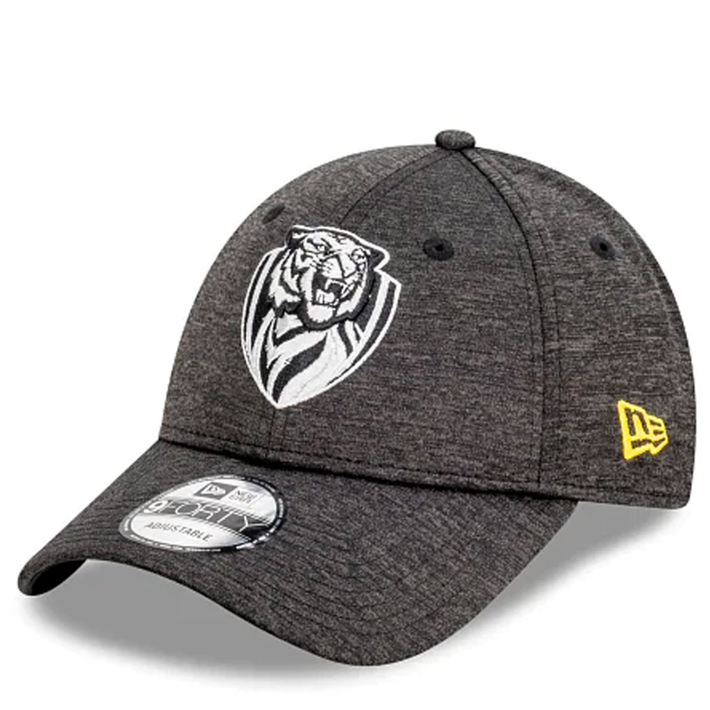 Richmond Tigers Hat Black AFL 2021 Shadow Metallic Tech Snapback New Era