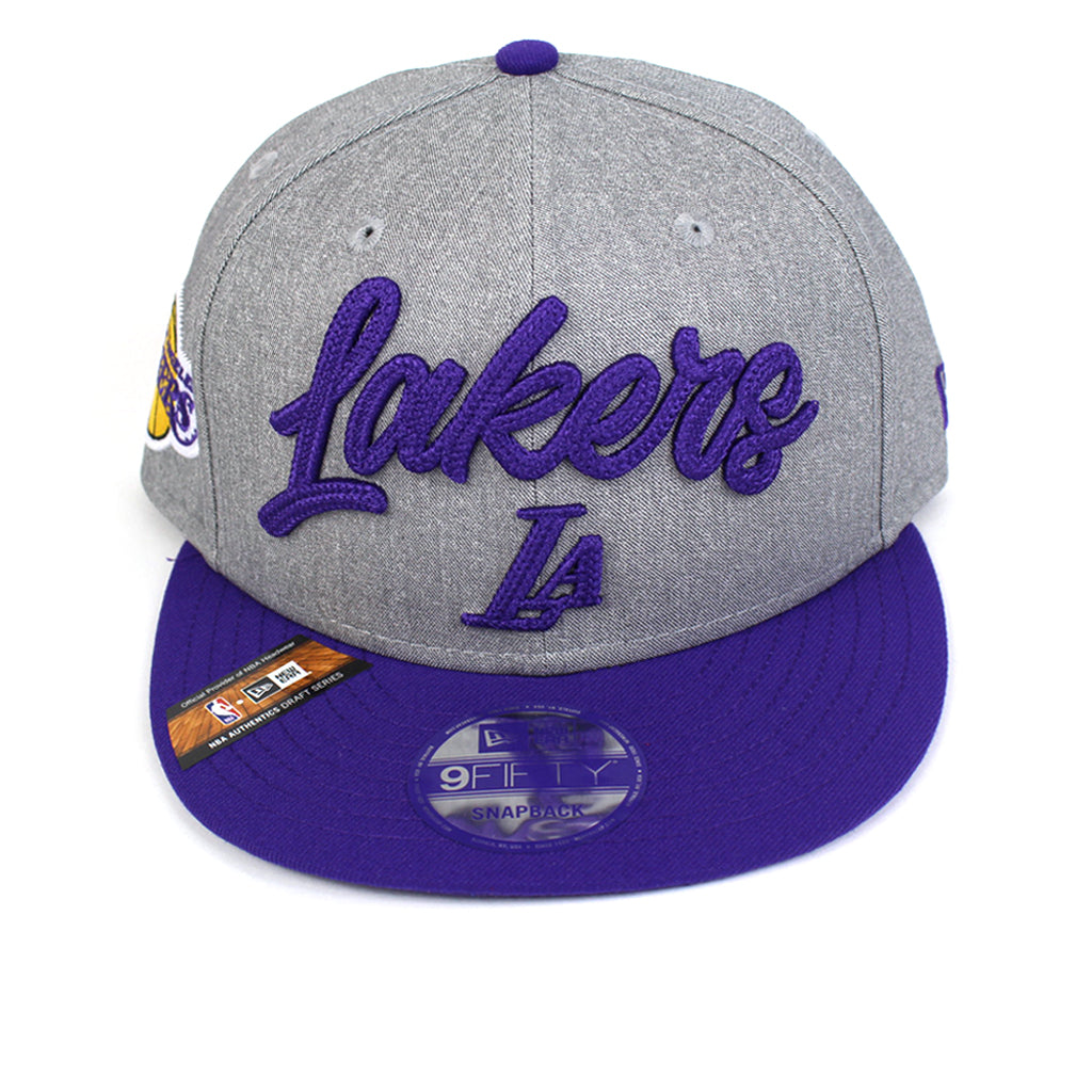 New Era LA Lakers NBA 20 Draft Snapback