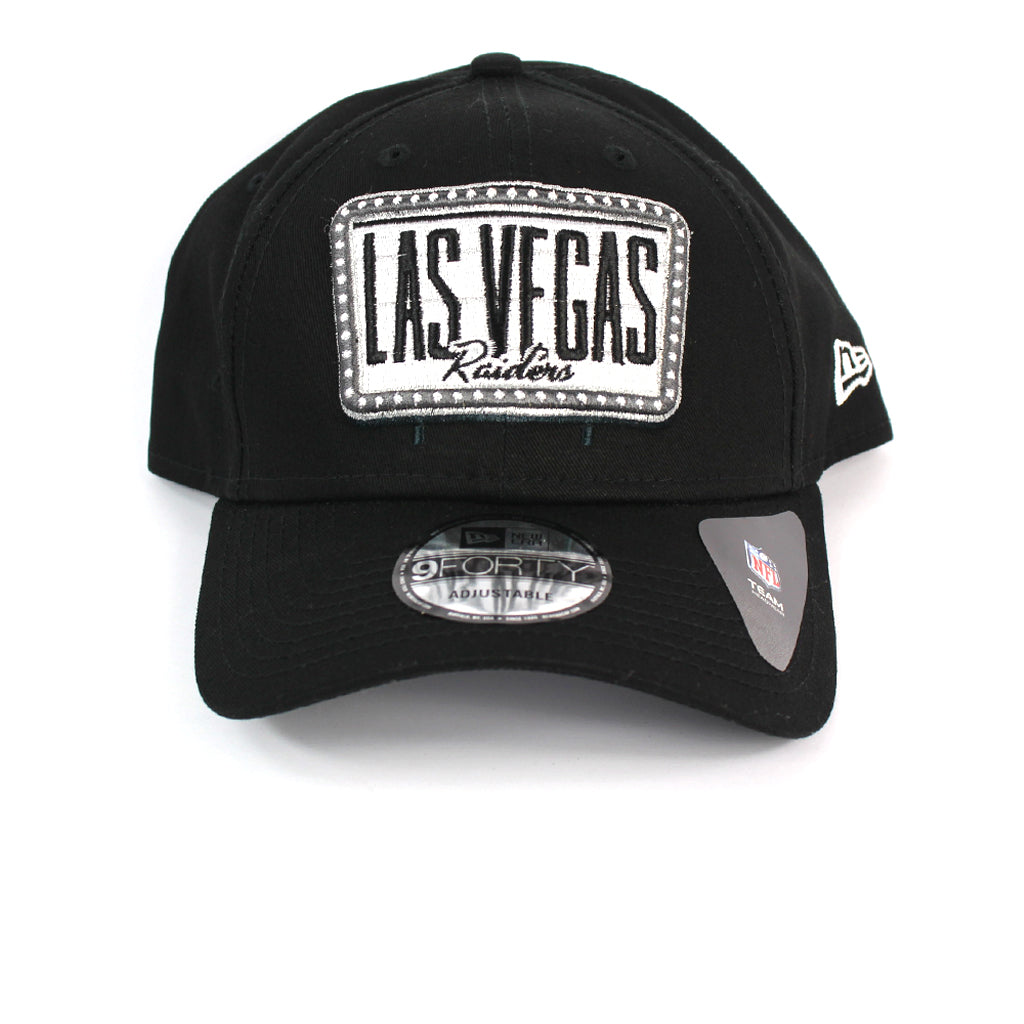 Las Vegas Raiders Hat Black Vegas Sign Snapback New Era