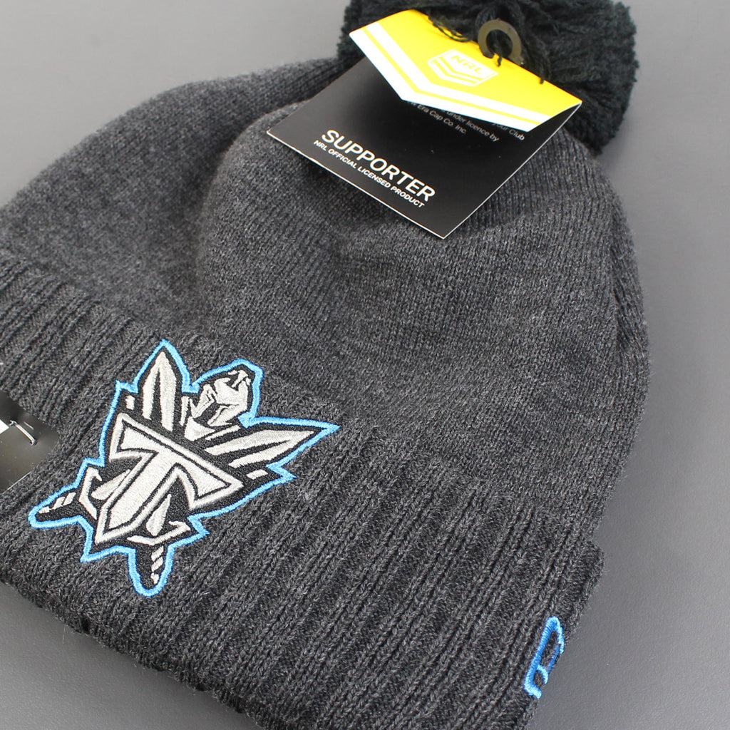 Gold Coast Titans Beanie Black Pop Knit NRL 2021 Winter Collection New Era