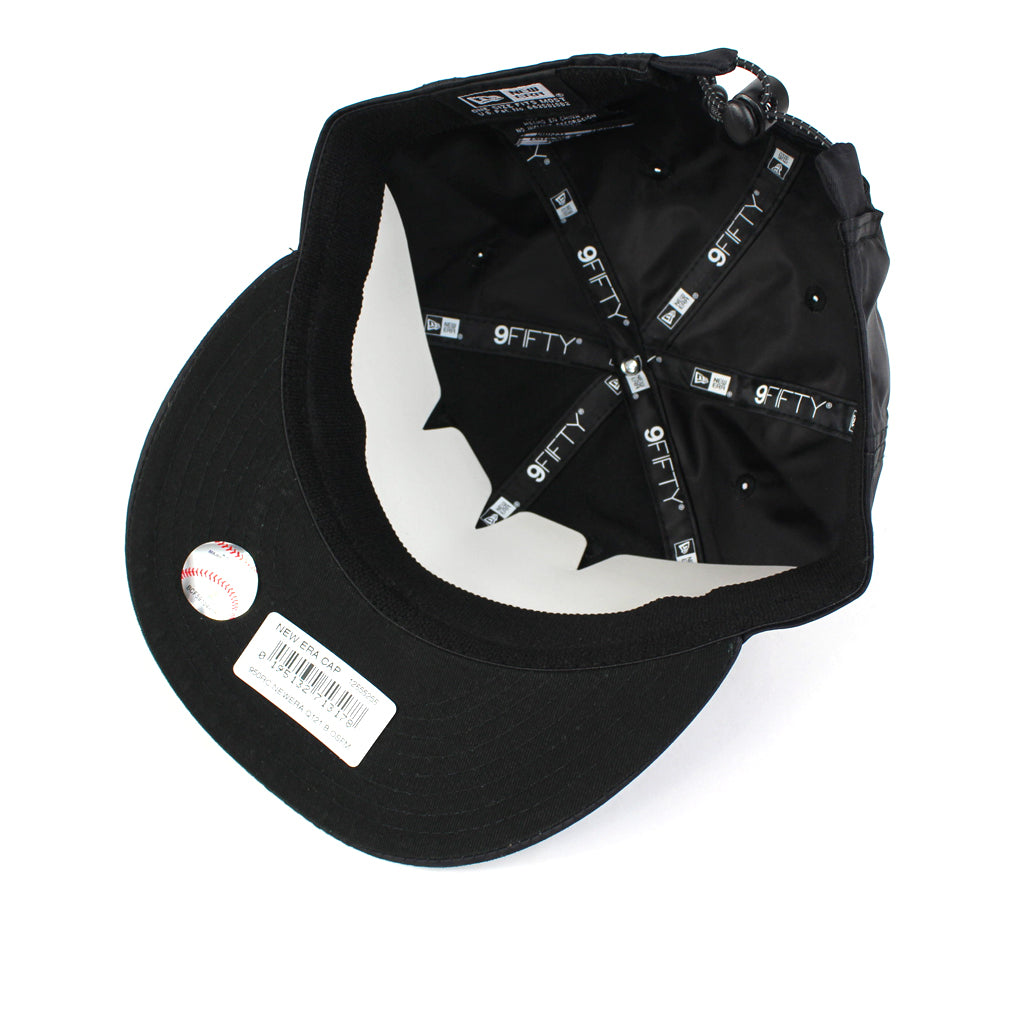 New Era Branded Hat Black Outdoor Bungee Strapback New Era
