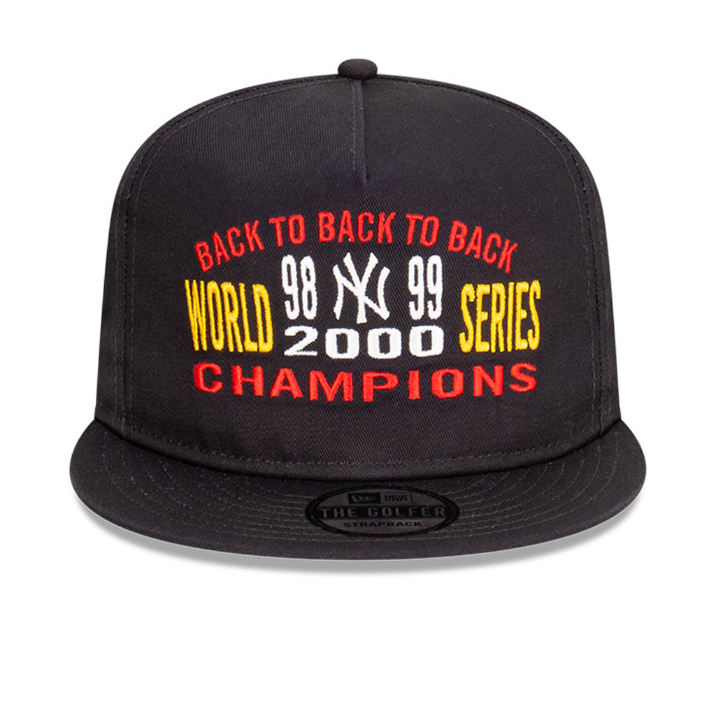 New York Yankees Hat Navy 3x World Series Champions Snapback New Era