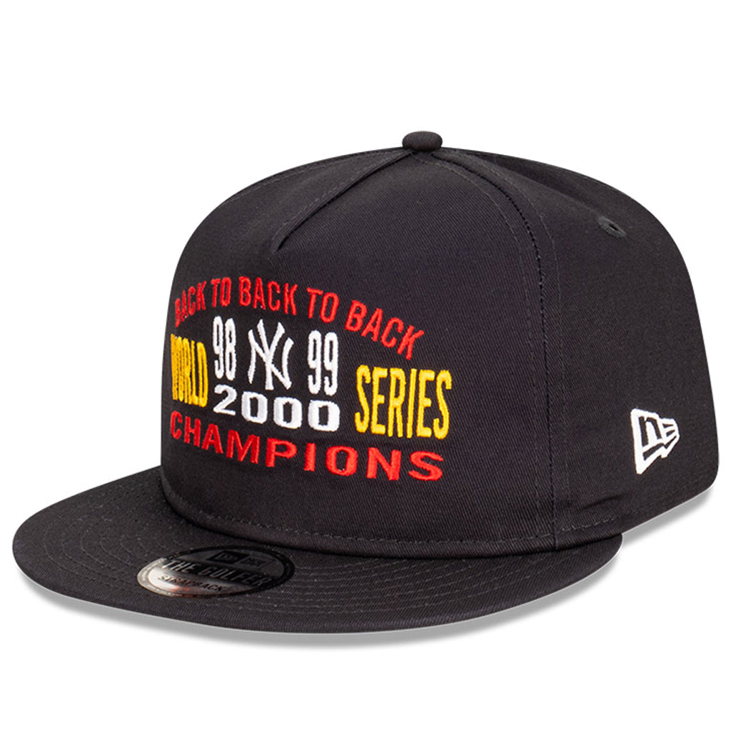 New York Yankees Hat Navy 3x World Series Champions Snapback New Era