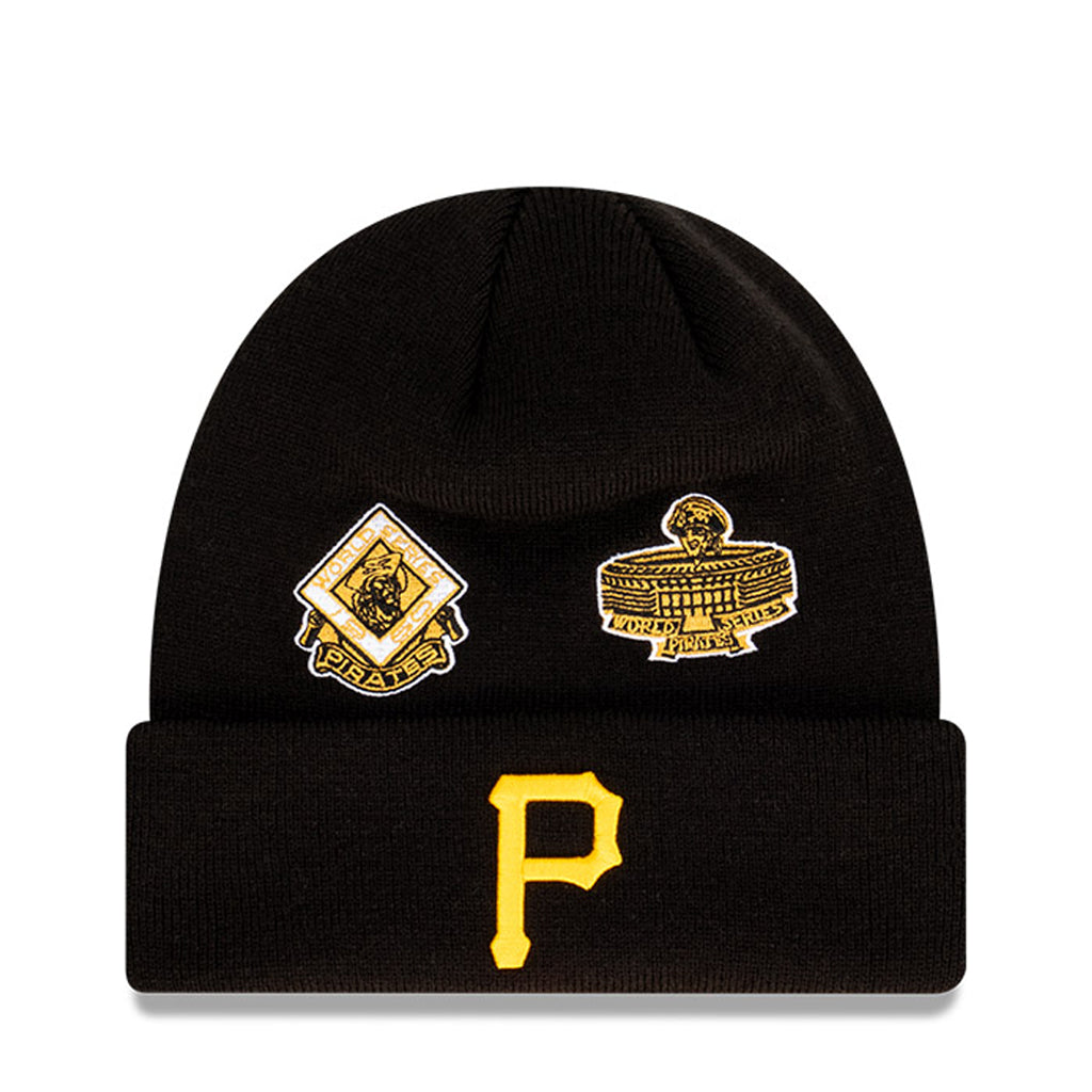 Pittsburgh Pirates Beanie Black All Over WS Champs New Era