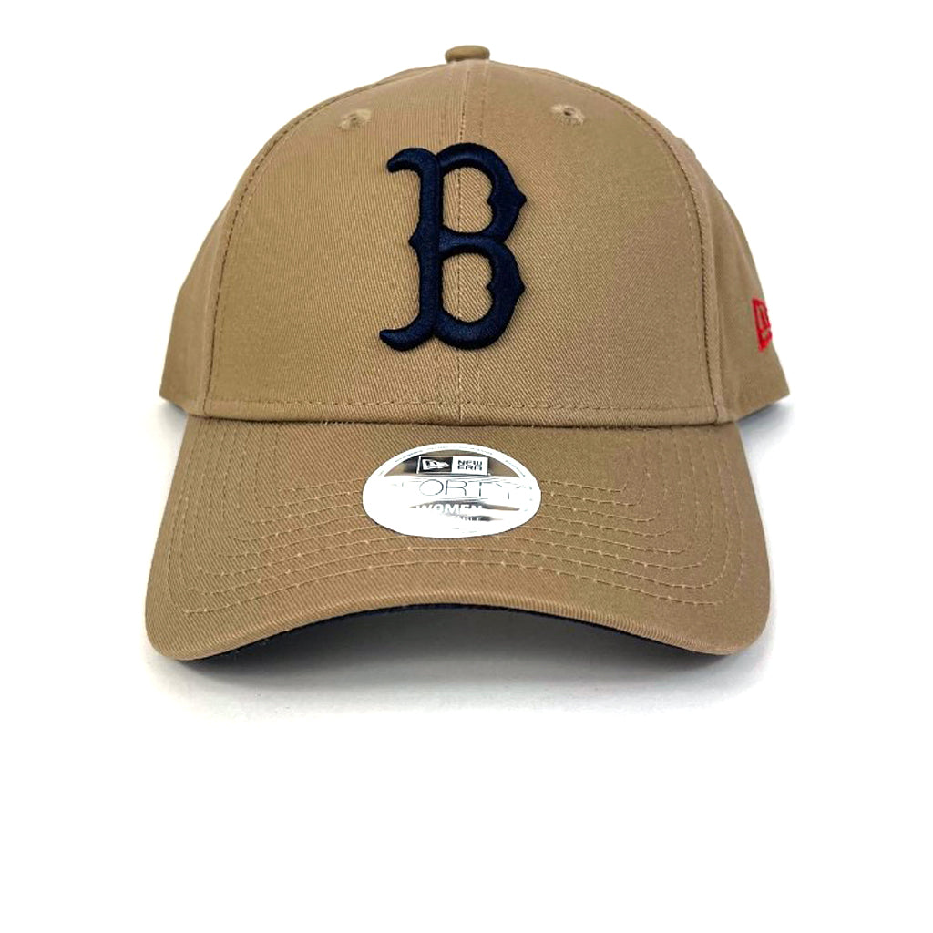 Boston Red Sox Womens Cap - Camel MLB Team Strapback - New Era