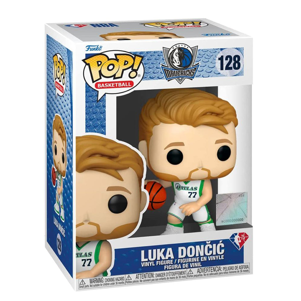 Pop Vinyl Basketball NBA Dallas Mavericks Luka Dončić White Uniform