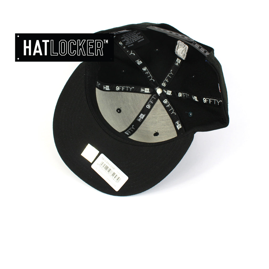 New Era Oklahoma City Thunder Back Half Black Snapback Hat