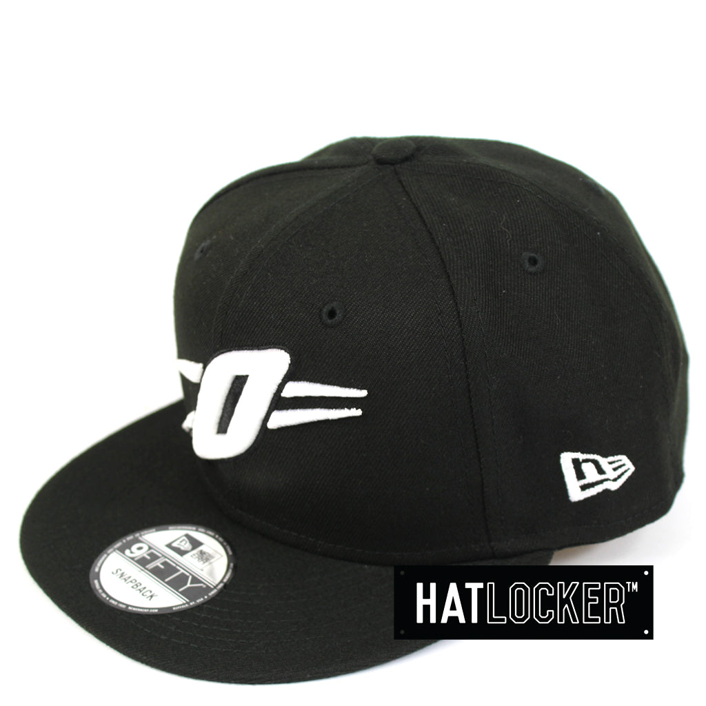 New Era Oklahoma City Thunder Back Half Black Snapback Hat