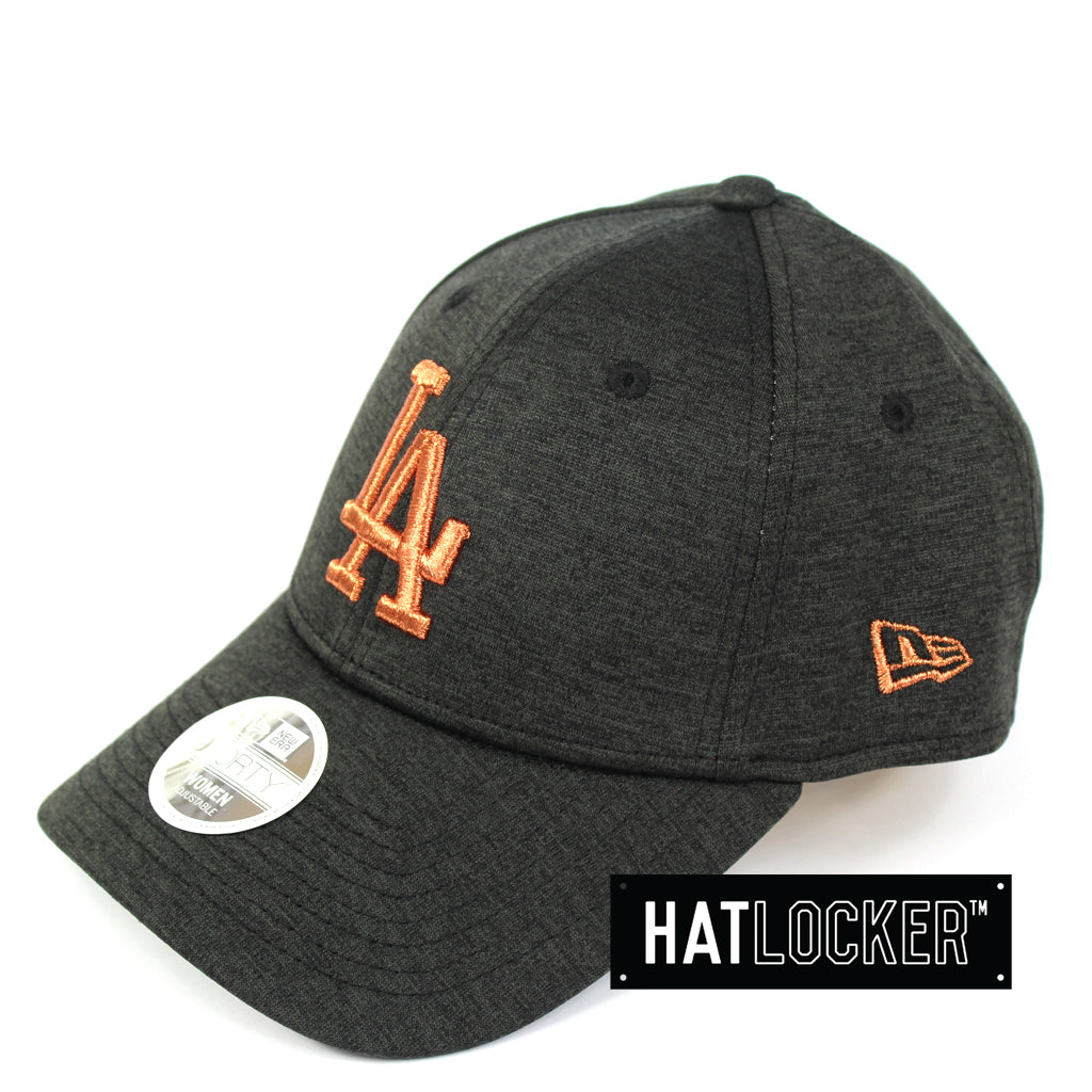 New Era Women's LA Dodgers Black Shadow Curved Brim Cap