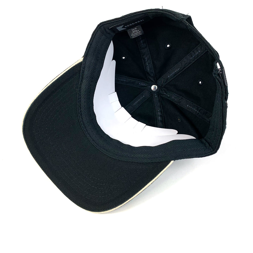 Kooringal Casual Cap Black Curved Brim Strapback Boston